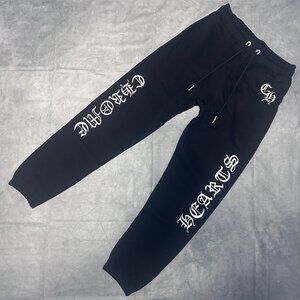 Chrome Hearts Logo Sweatpants Black Size Small